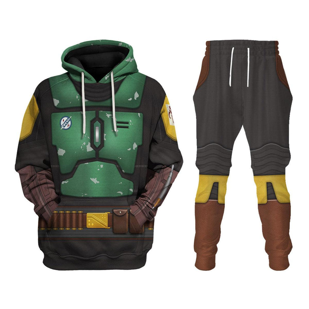  CustomsPig The Book Of Boba Fett Costume Hoodie Sweatshirt T-Shirt Sweatpants -  CustomsPig.com