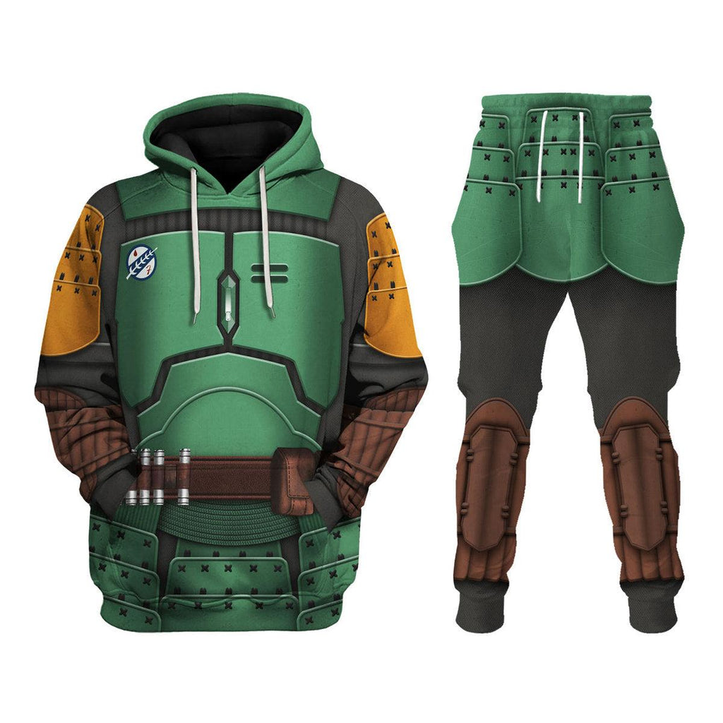  CustomsPig The Book of Boba Fett Samurai Costume Hoodie Sweatshirt T-Shirt Sweatpants -  CustomsPig.com