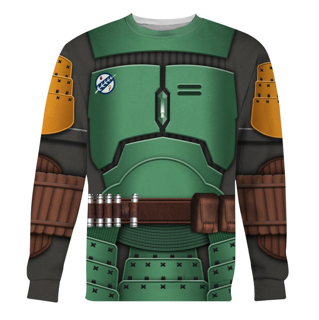  CustomsPig The Book of Boba Fett Samurai Costume Hoodie Sweatshirt T-Shirt Sweatpants -  CustomsPig.com