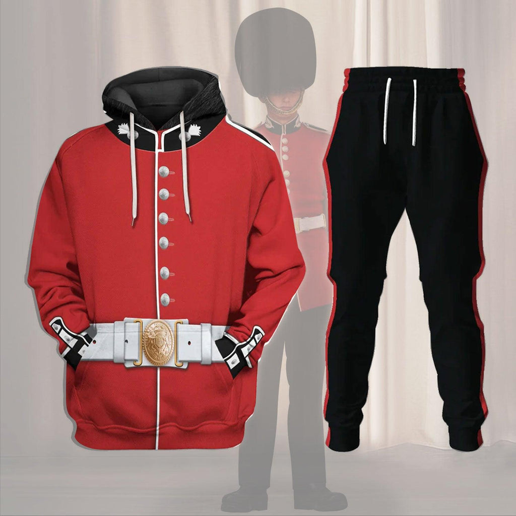  CustomsPig The Queen Guards United Kingdom Costume Hoodie Sweatshirt T-Shirt Tracksuit -  CustomsPig.com