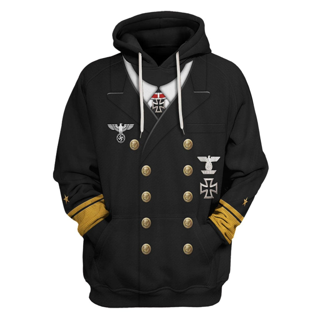  CustomsPig Theodor Krancke - Navy Group West - The Kriegsmarine Costume Hoodie Sweatshirt T-Shirt Tracksuit -  CustomsPig.com