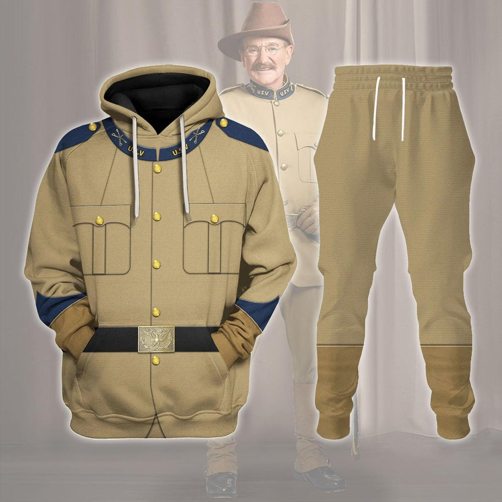  CustomsPig Theodore Roosevelt Costume Hoodie Sweatshirt T-Shirt Tracksuit -  CustomsPig.com