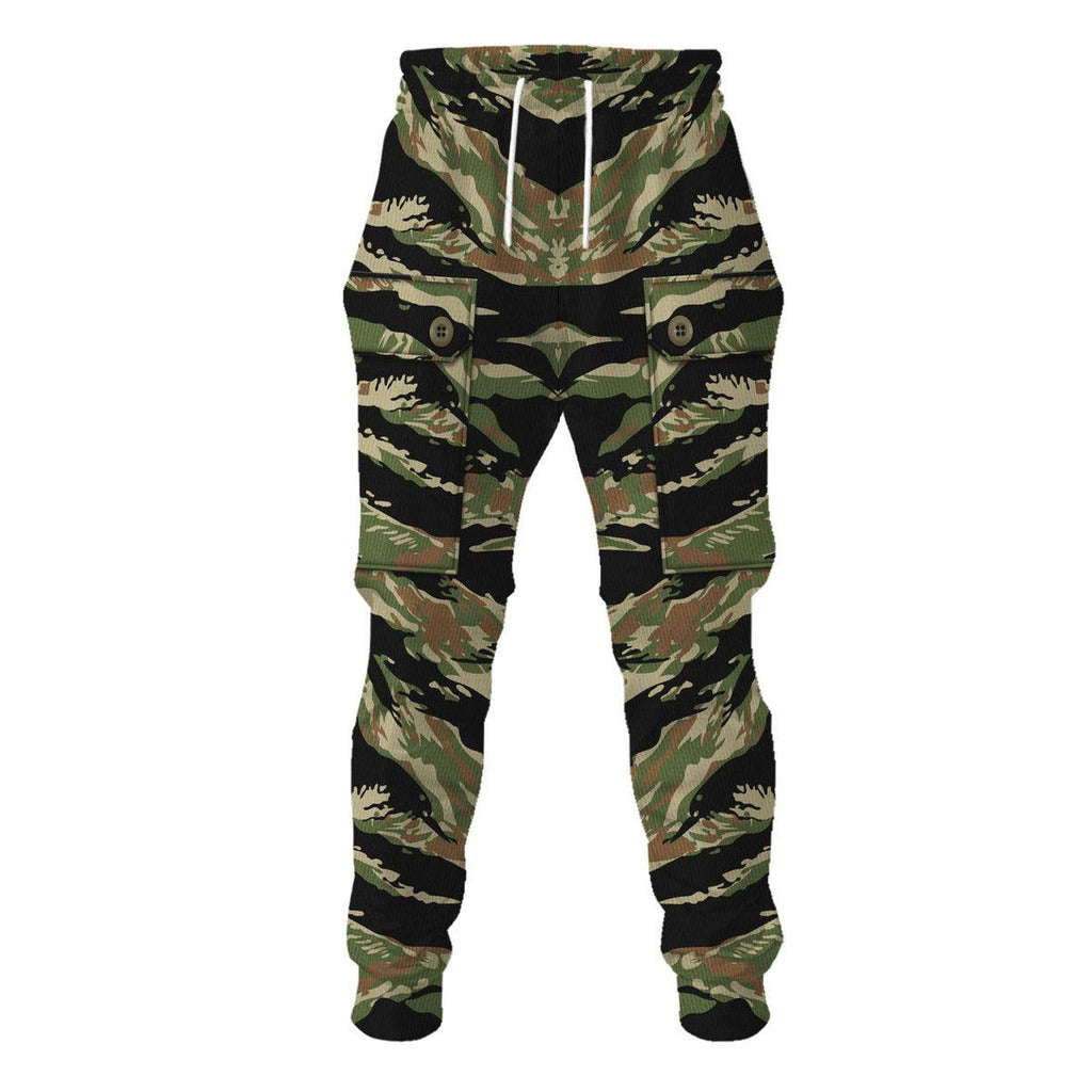  CustomsPig Tigerstripe South Vietnam Special Forces Tiger Stripe CAMO Costume Hoodie Sweatshirt T-Shirt Tracksuit -  CustomsPig.com