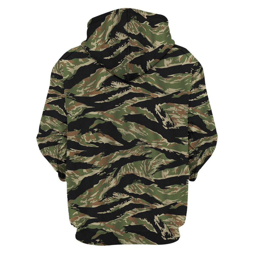  CustomsPig Tigerstripe South Vietnam Special Forces Tiger Stripe CAMO Costume Hoodie Sweatshirt T-Shirt Tracksuit -  CustomsPig.com