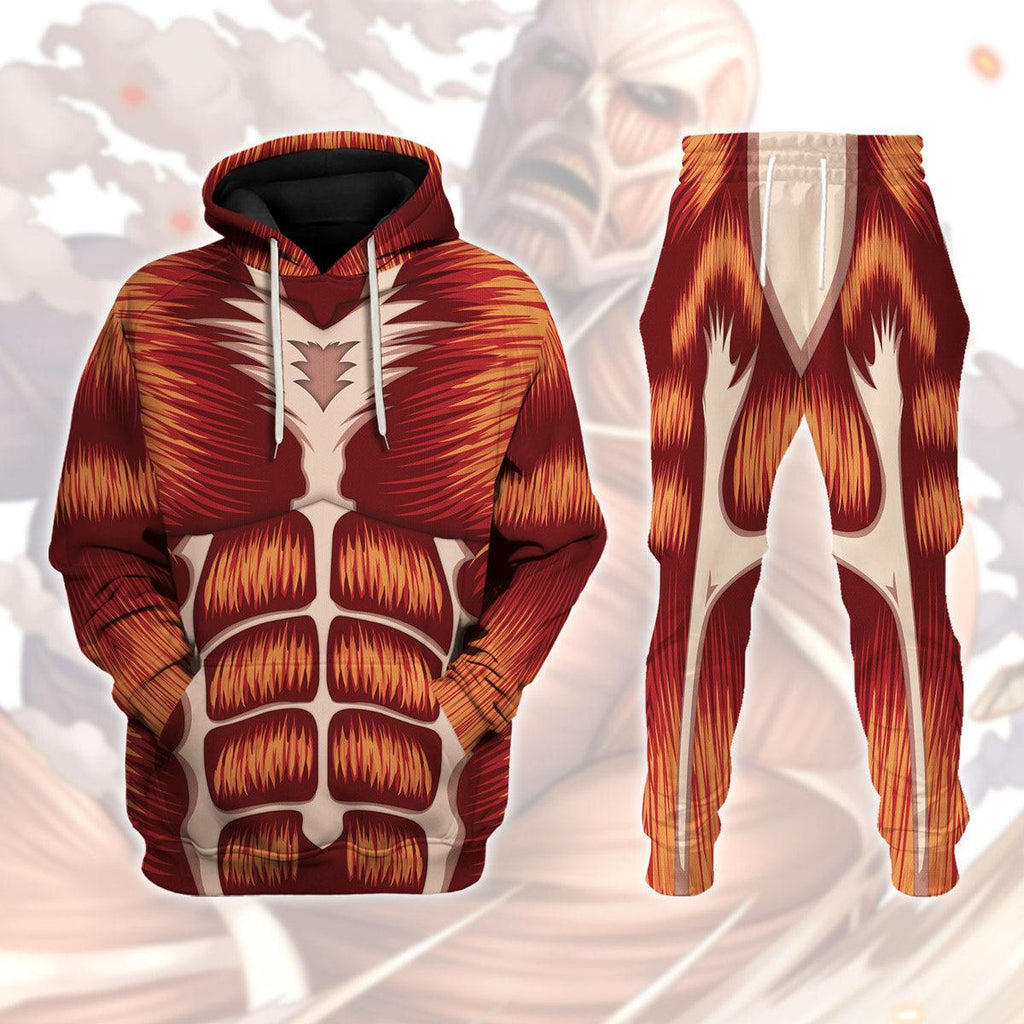 CustomsPig Titan Colossal Costume Hoodie Sweatshirt T-Shirt Sweatpants - CustomsPig.com