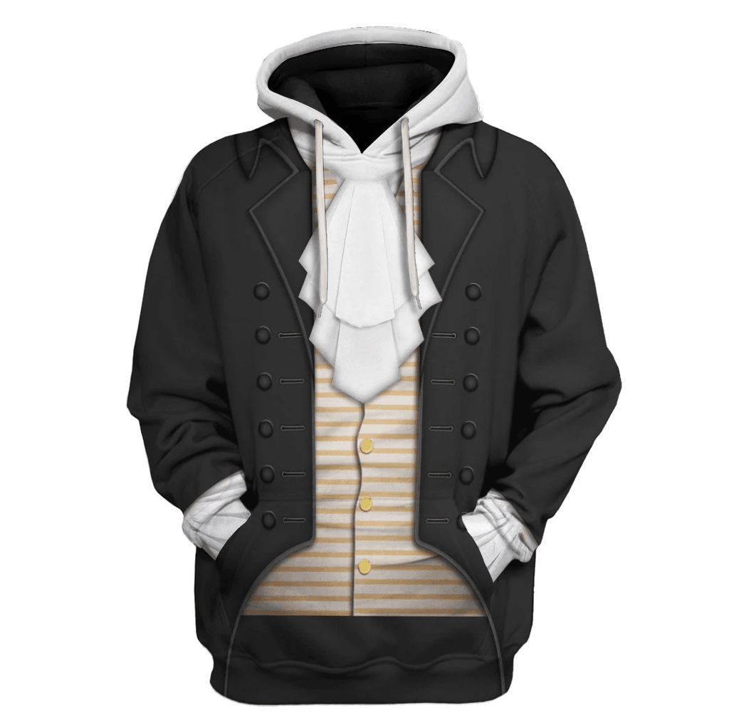  CustomsPig U.S. President Thomas Jefferson Costume Hoodie Sweatshirt T-Shirt Tracksuit -  CustomsPig.com