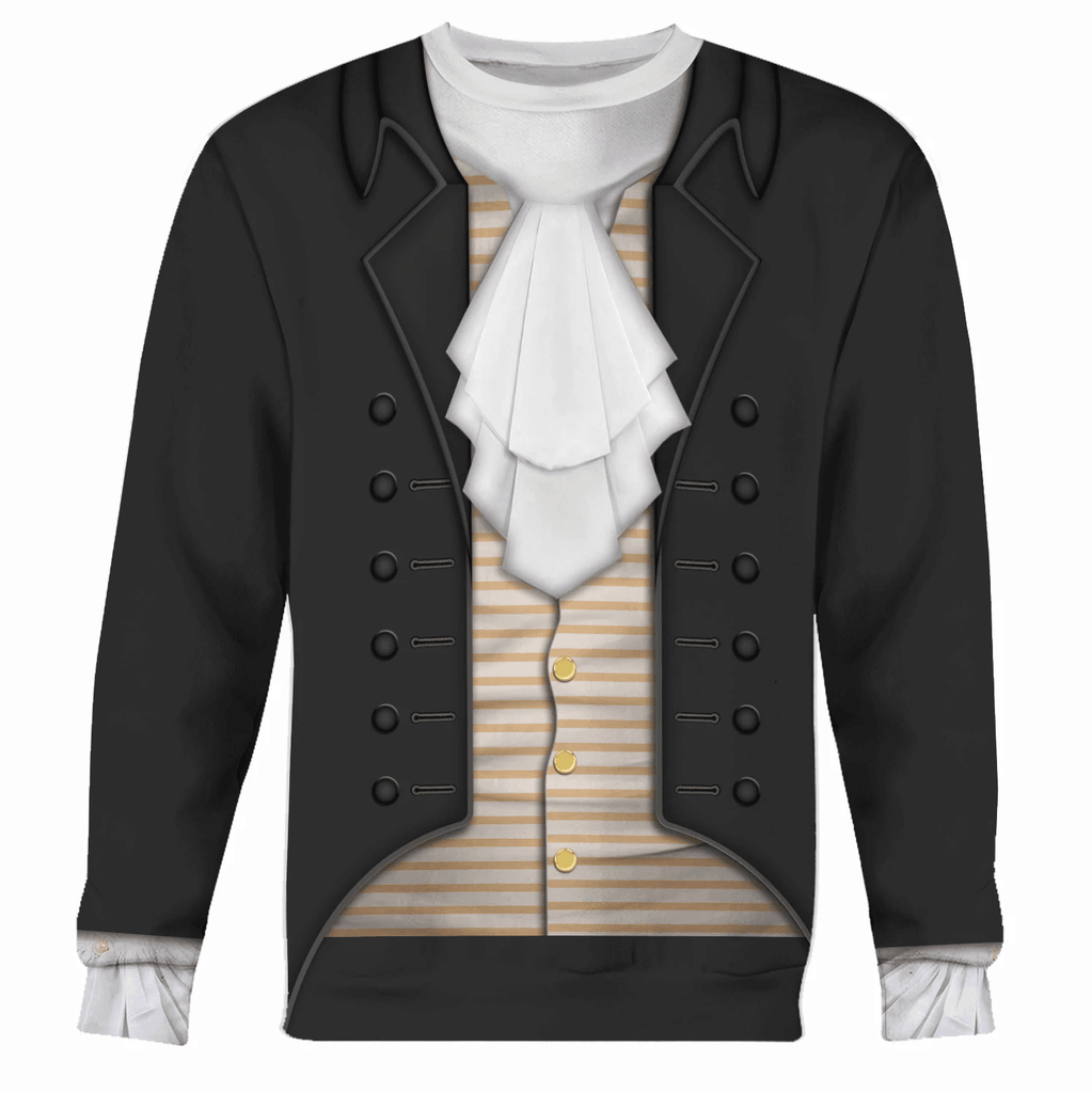  CustomsPig U.S. President Thomas Jefferson Costume Hoodie Sweatshirt T-Shirt Tracksuit -  CustomsPig.com