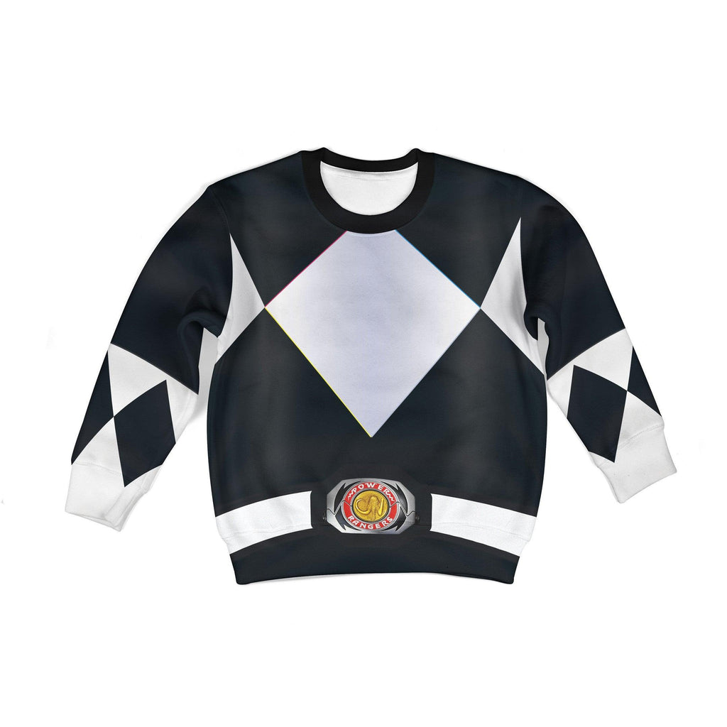  CustomsPig Unisex Kid Tops Black Power Ranger 3D Apparel -  CustomsPig.com