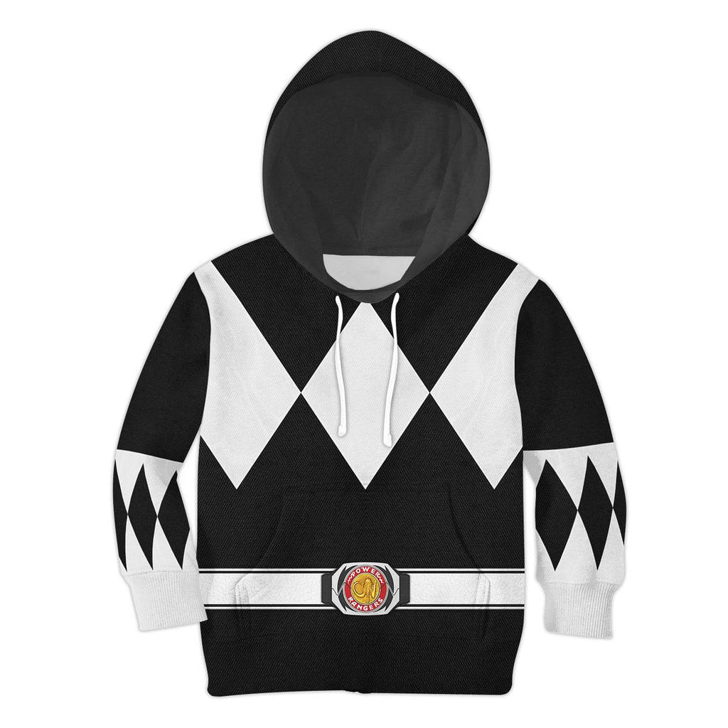  CustomsPig Unisex Kid Tops Black Ranger Mighty Morphin Kid 3D Apparel -  CustomsPig.com