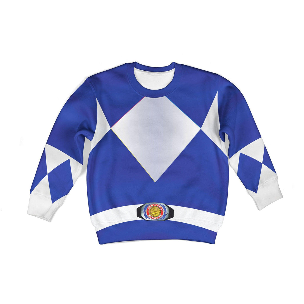  CustomsPig Unisex Kid Tops Blue Power Ranger 3D Apparel -  CustomsPig.com