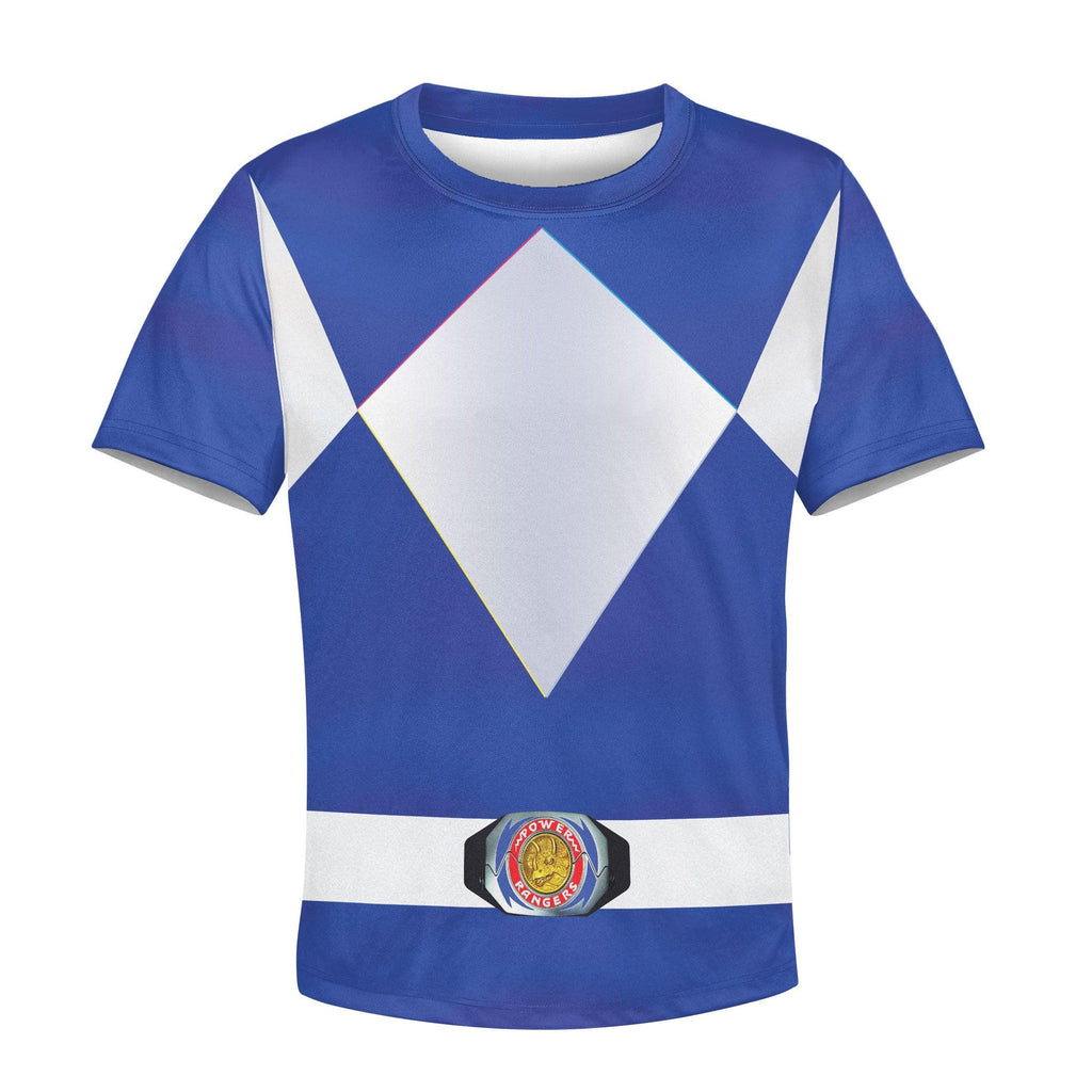  CustomsPig Unisex Kid Tops Blue Power Ranger 3D Apparel -  CustomsPig.com