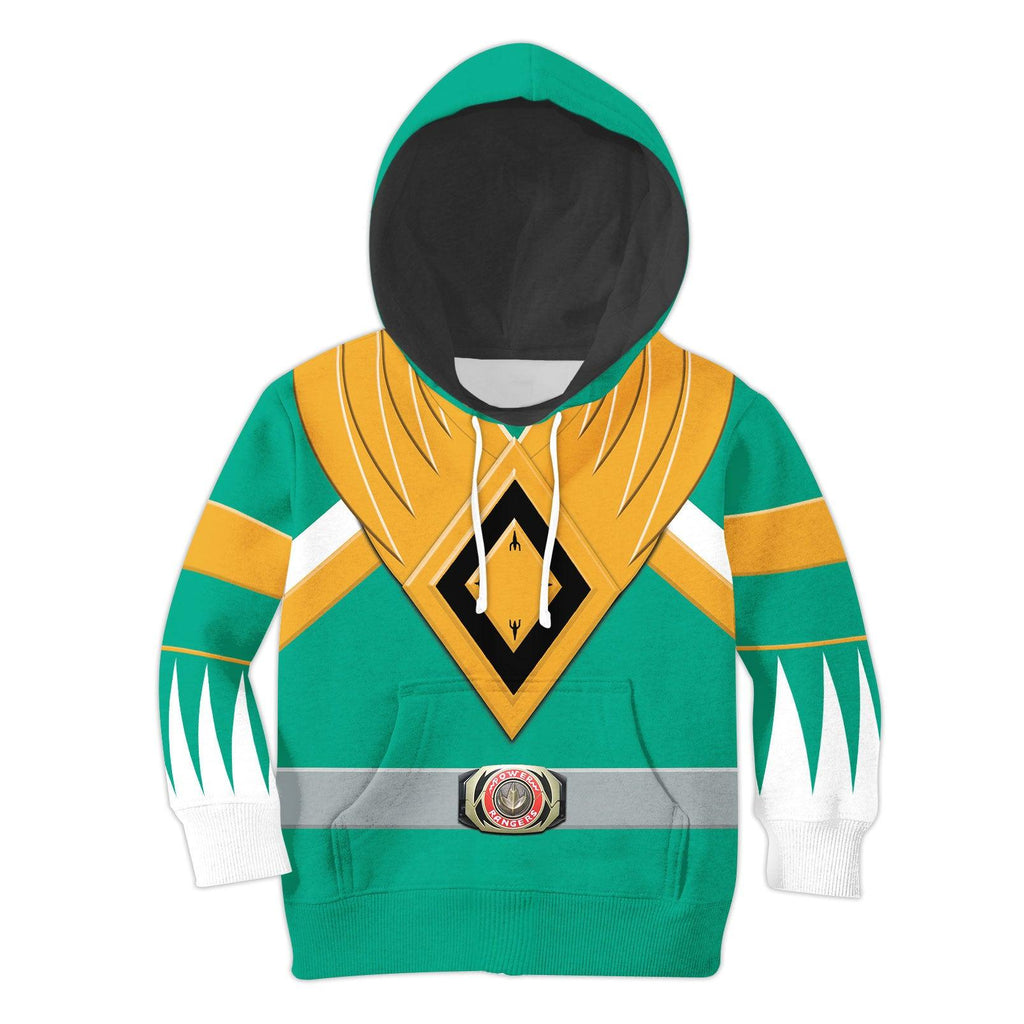  CustomsPig Unisex Kid Tops Green Power Ranger 3D Apparel -  CustomsPig.com