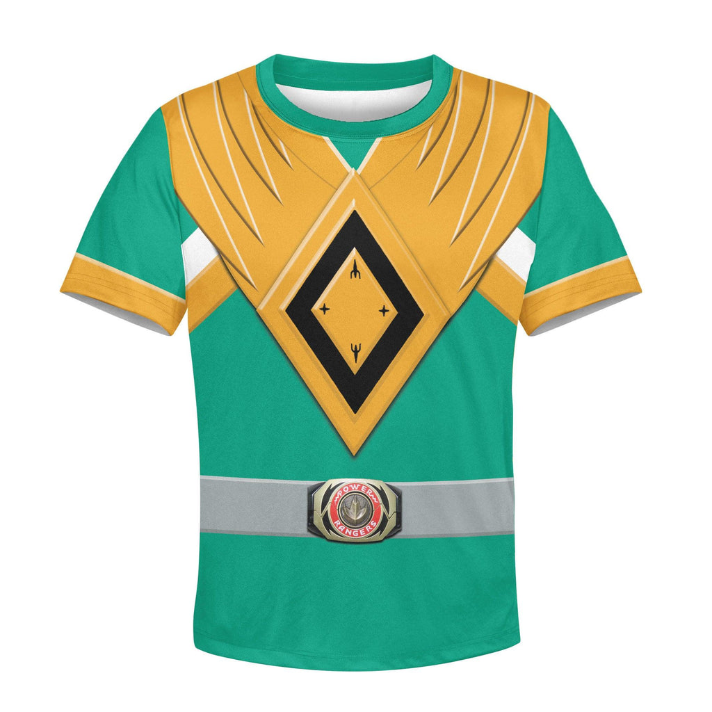  CustomsPig Unisex Kid Tops Green Power Ranger 3D Apparel -  CustomsPig.com