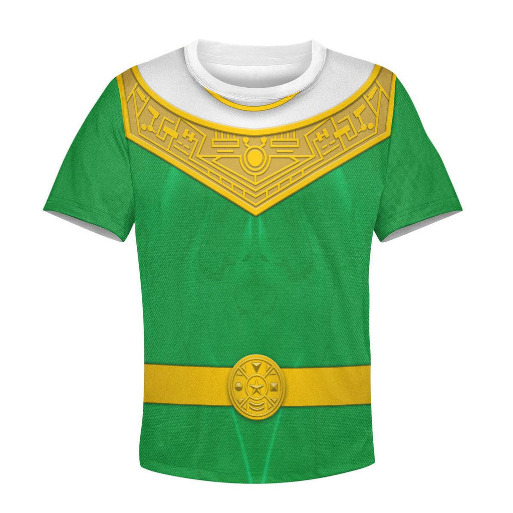  CustomsPig Unisex Kid Tops Green Power Rangers Zeo Kid 3D Apparel -  CustomsPig.com