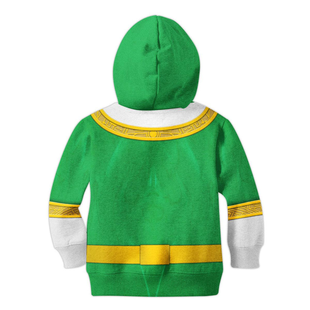  CustomsPig Unisex Kid Tops Green Power Rangers Zeo Kid 3D Apparel -  CustomsPig.com