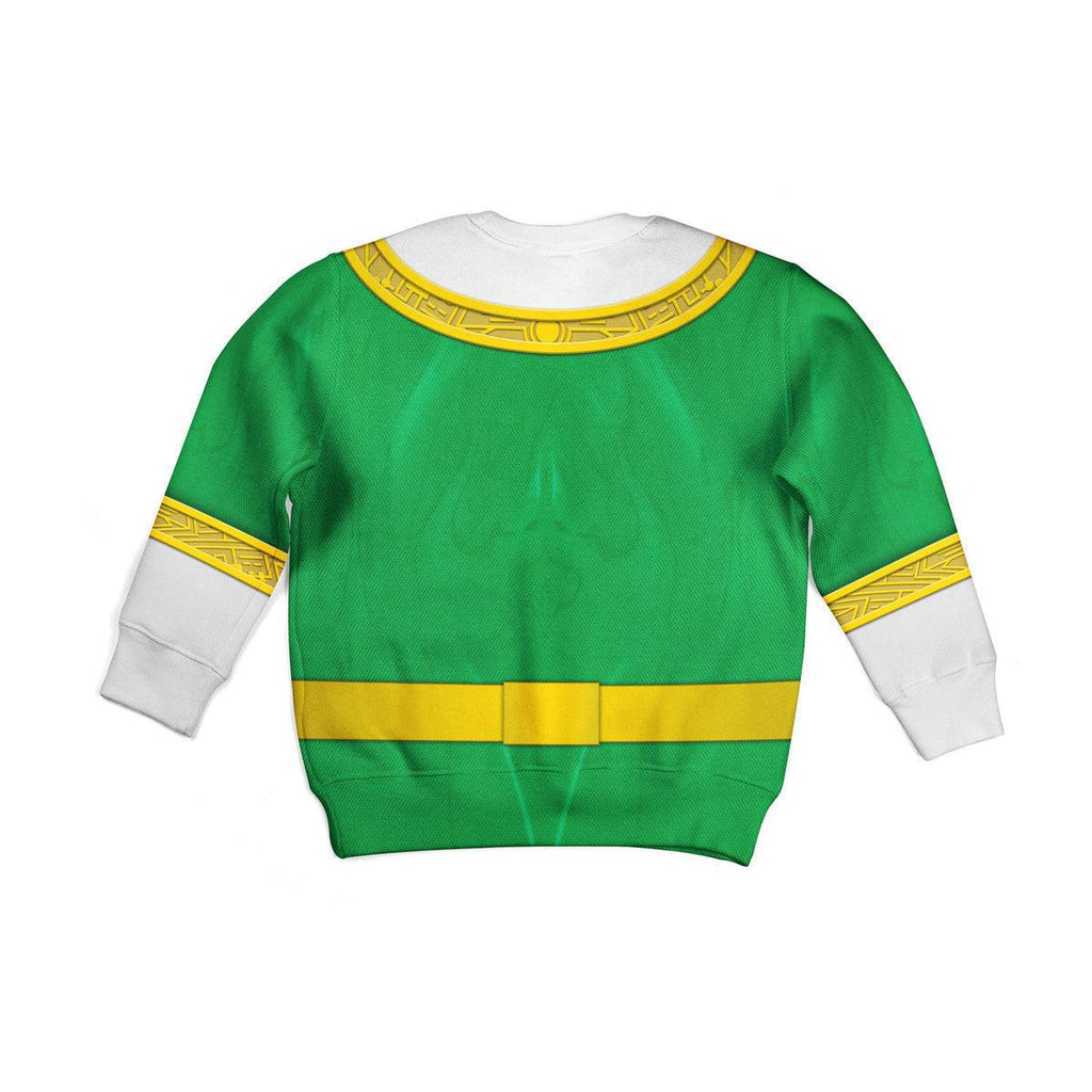  CustomsPig Unisex Kid Tops Green Power Rangers Zeo Kid 3D Apparel -  CustomsPig.com