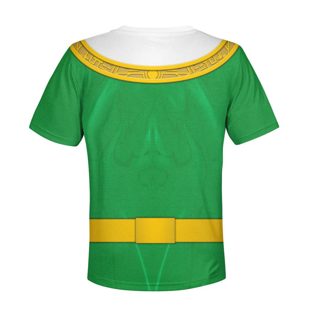  CustomsPig Unisex Kid Tops Green Power Rangers Zeo Kid 3D Apparel -  CustomsPig.com