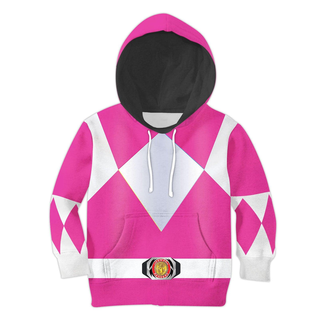  CustomsPig Unisex Kid Tops Pink Power Ranger 3D Apparel -  CustomsPig.com