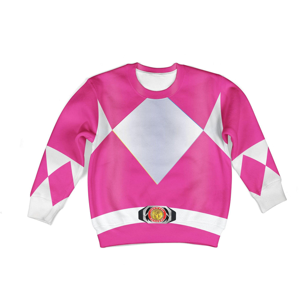  CustomsPig Unisex Kid Tops Pink Power Ranger 3D Apparel -  CustomsPig.com