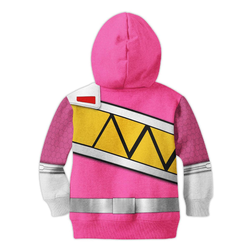 CustomsPig Unisex Kid Tops Pink Power Rangers Dino Charge 3D Apparel - DucG