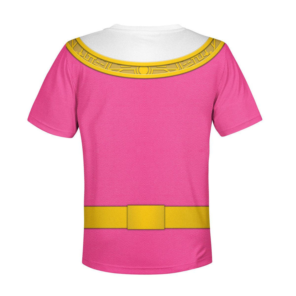  CustomsPig Unisex Kid Tops Pink Power Rangers Zeo Kid 3D Apparel -  CustomsPig.com