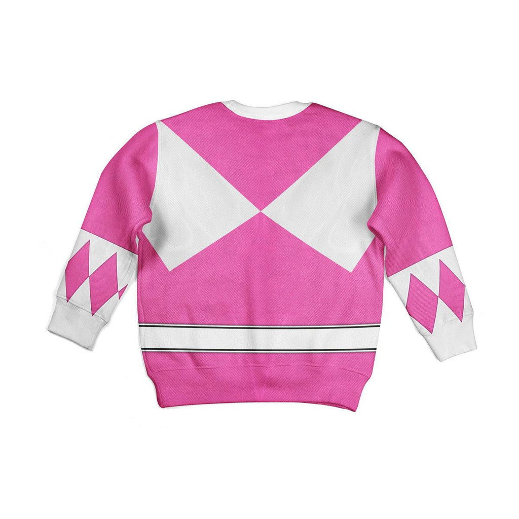  CustomsPig Unisex Kid Tops Pink Ranger Mighty Morphin Kid 3D Apparel -  CustomsPig.com