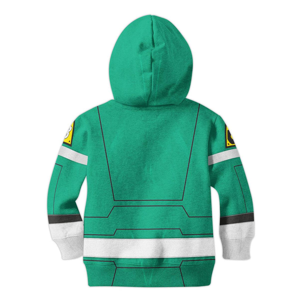  CustomsPig Unisex Kid Tops Power Rangers Turbo Green 3D Apparel -  CustomsPig.com