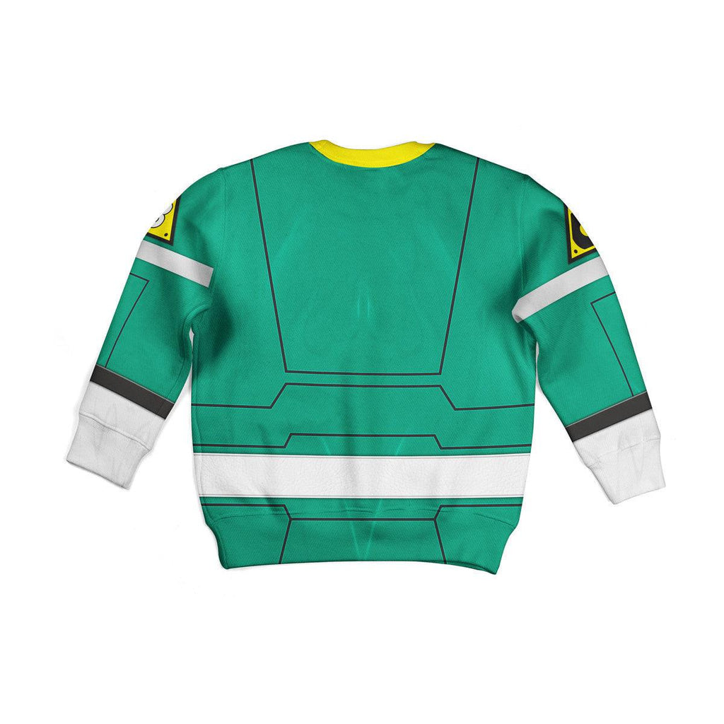  CustomsPig Unisex Kid Tops Power Rangers Turbo Green 3D Apparel -  CustomsPig.com