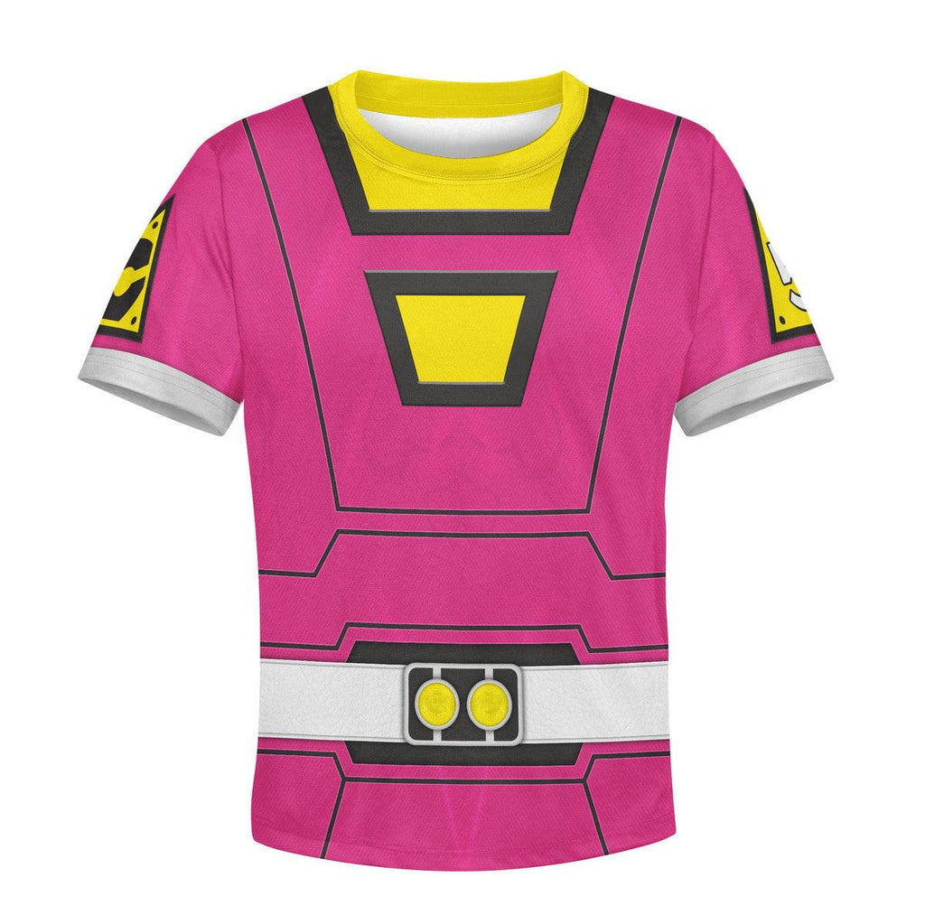  CustomsPig Unisex Kid Tops Power Rangers Turbo Pink 3D Apparel -  CustomsPig.com