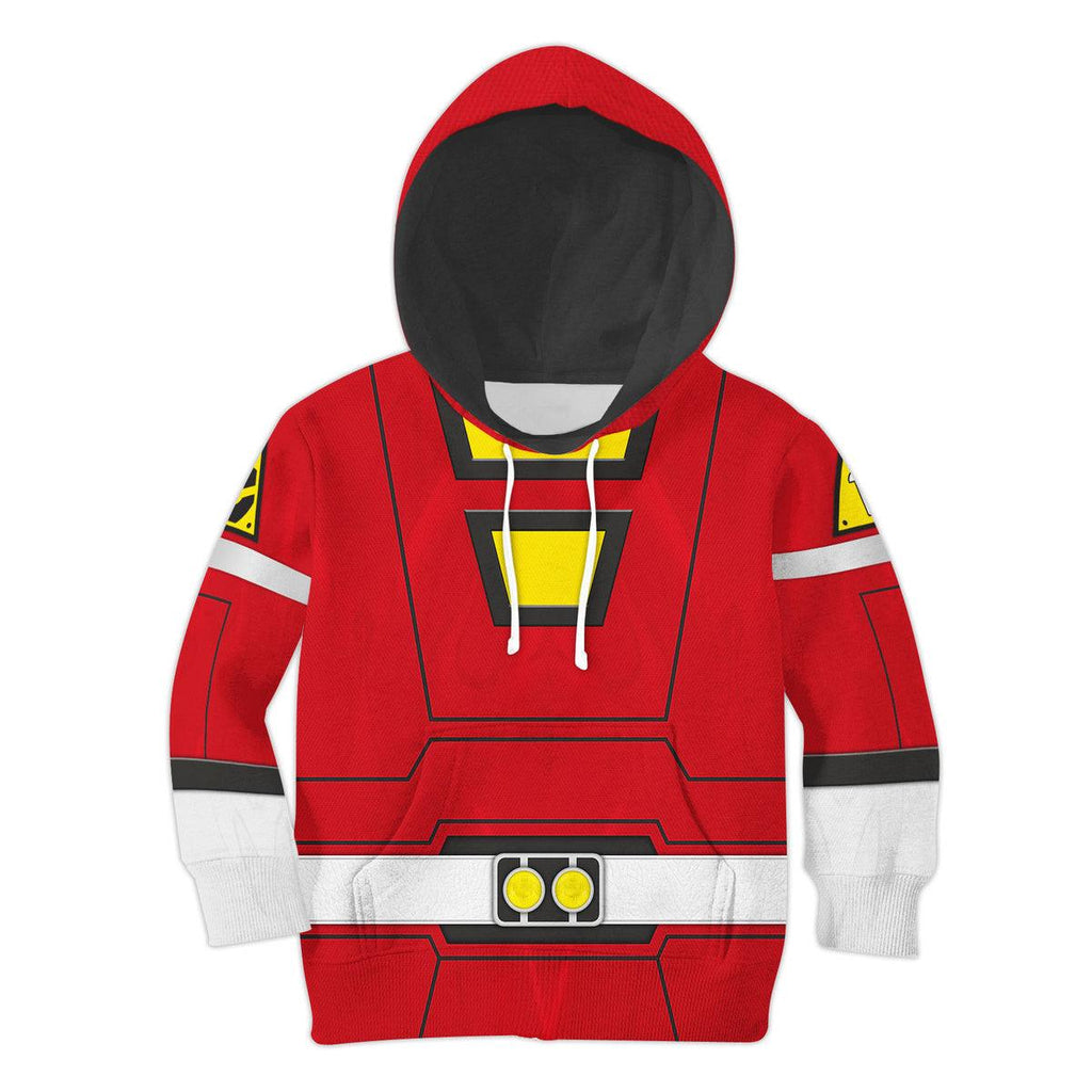  CustomsPig Unisex Kid Tops Power Rangers Turbo Red 3D Apparel -  CustomsPig.com