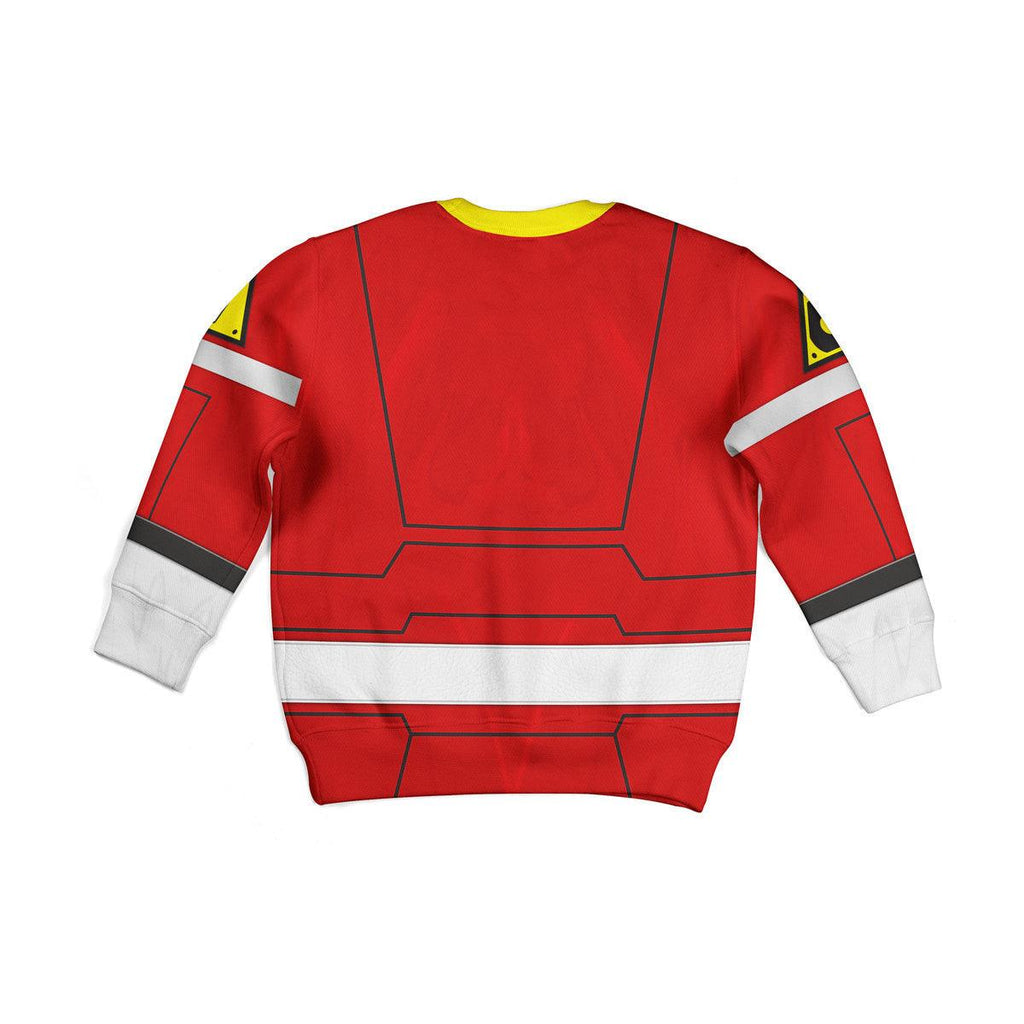  CustomsPig Unisex Kid Tops Power Rangers Turbo Red 3D Apparel -  CustomsPig.com