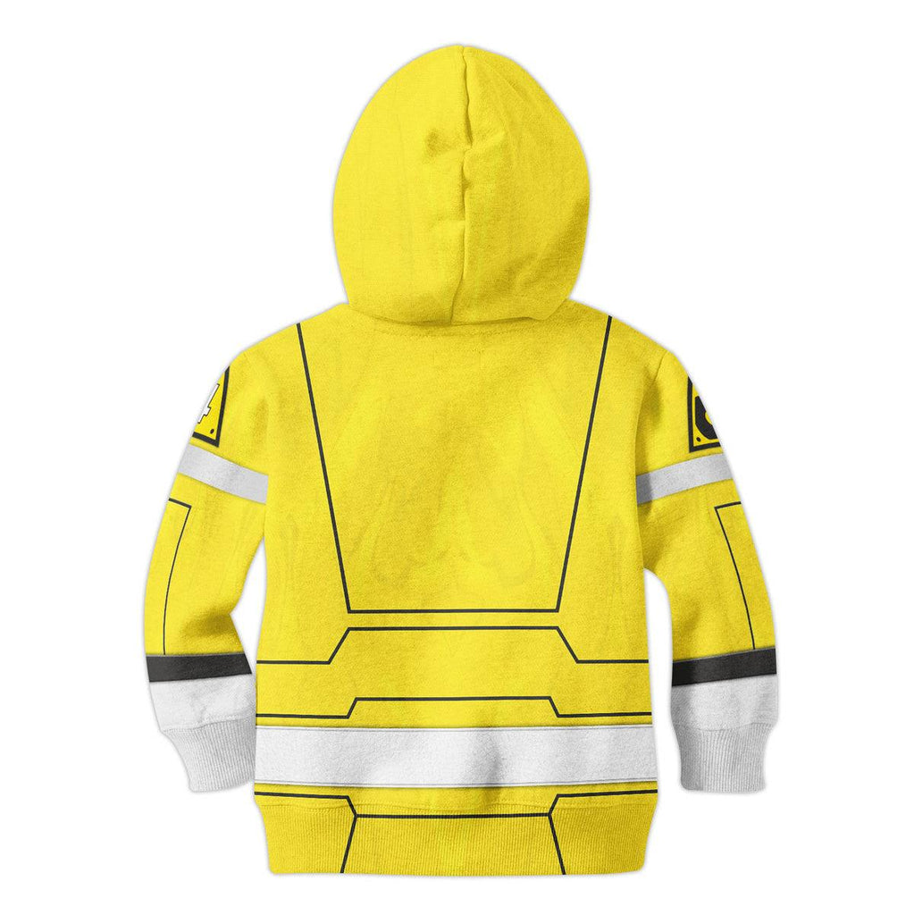  CustomsPig Unisex Kid Tops Power Rangers Turbo Yellow 3D Apparel -  CustomsPig.com