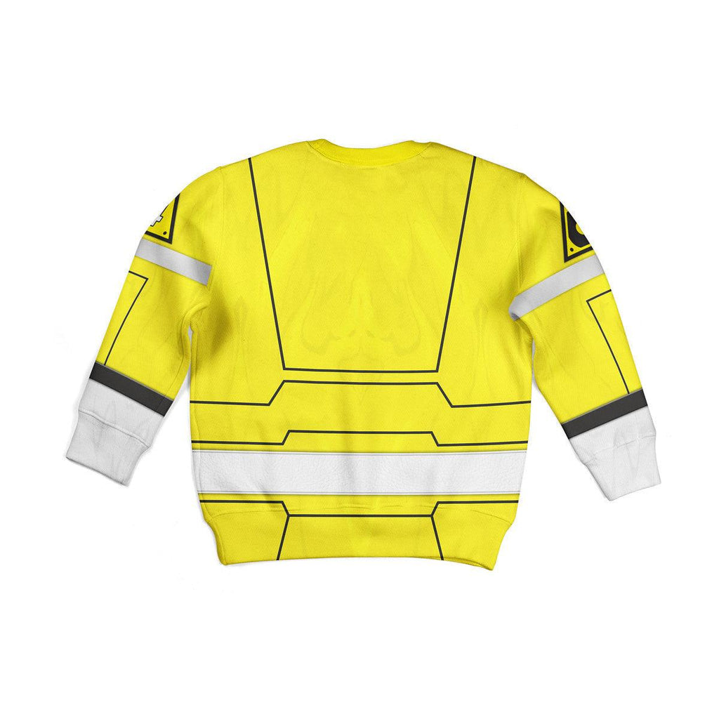  CustomsPig Unisex Kid Tops Power Rangers Turbo Yellow 3D Apparel -  CustomsPig.com