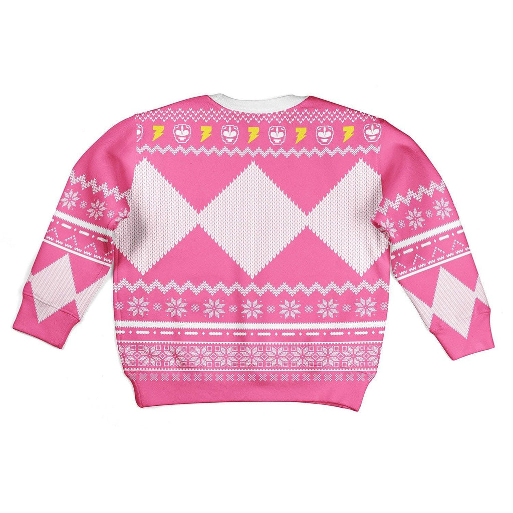  CustomsPig Unisex Kid Tops Pullover Sweatshirt Pink Power Ranger 3D Apparel -  CustomsPig.com