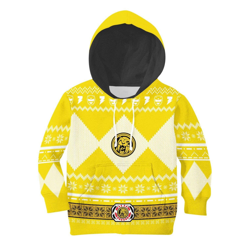  CustomsPig Unisex Kid Tops Pullover Sweatshirt Yellow Power Ranger 3D Apparel -  CustomsPig.com