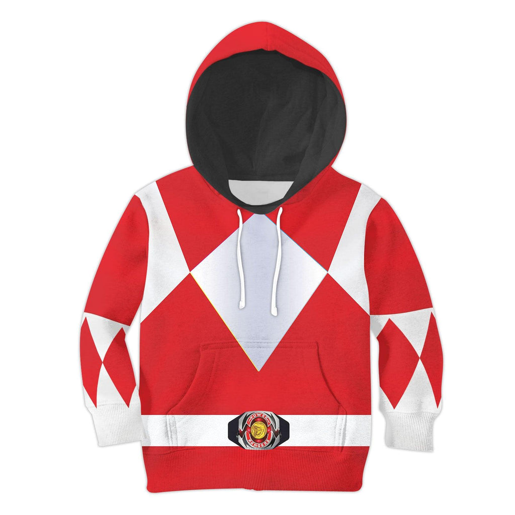  CustomsPig Unisex Kid Tops Red Power Ranger 3D Apparel -  CustomsPig.com