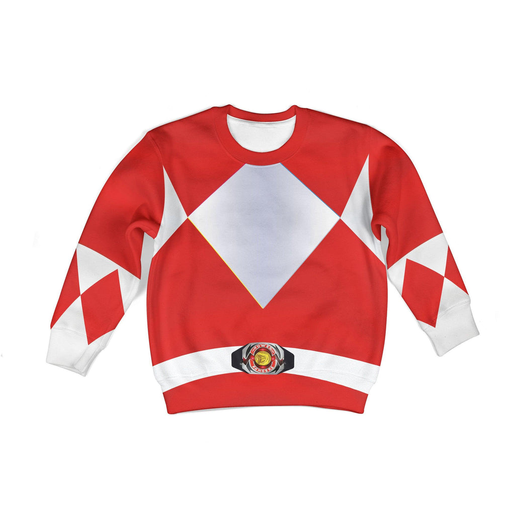  CustomsPig Unisex Kid Tops Red Power Ranger 3D Apparel -  CustomsPig.com