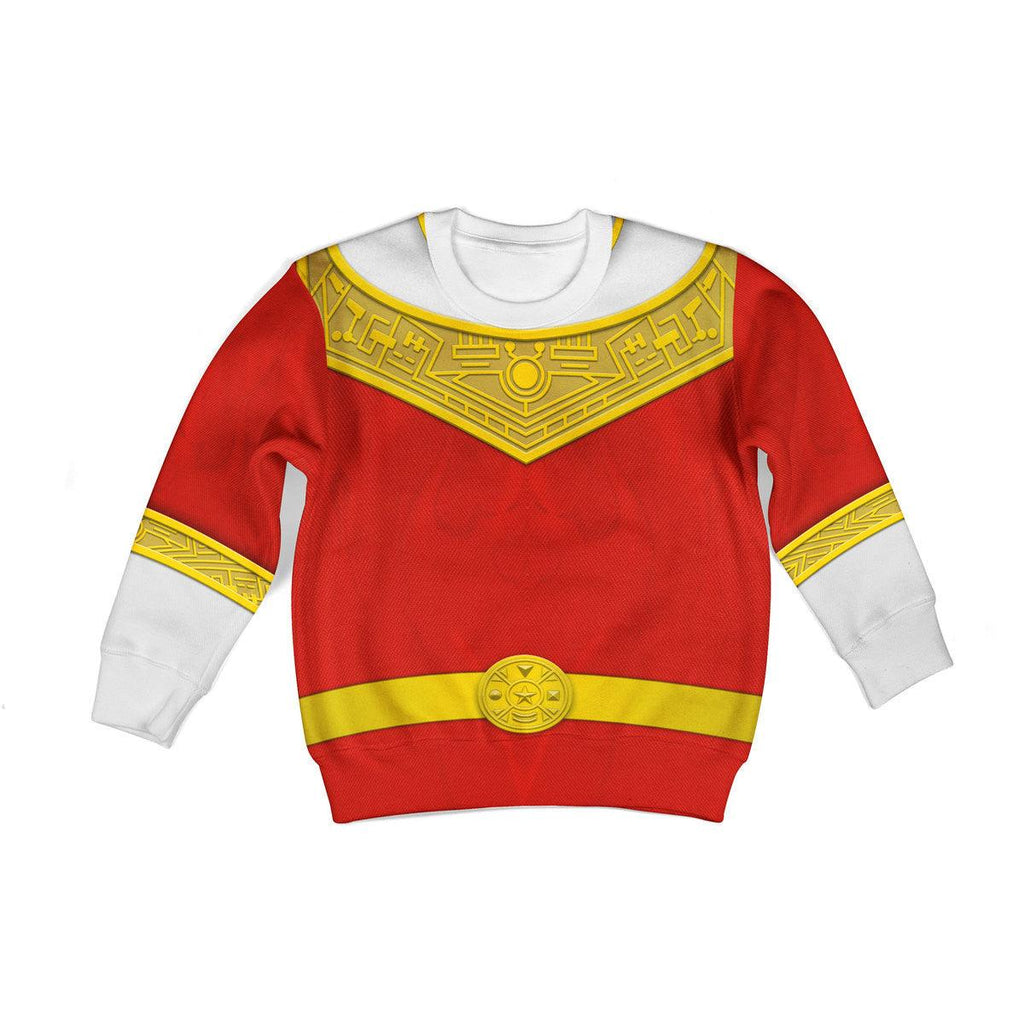  CustomsPig Unisex Kid Tops Red Power Rangers Zeo Kid 3D Apparel -  CustomsPig.com