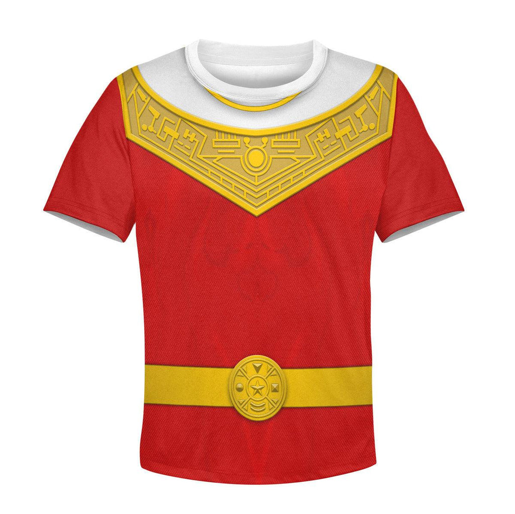  CustomsPig Unisex Kid Tops Red Power Rangers Zeo Kid 3D Apparel -  CustomsPig.com