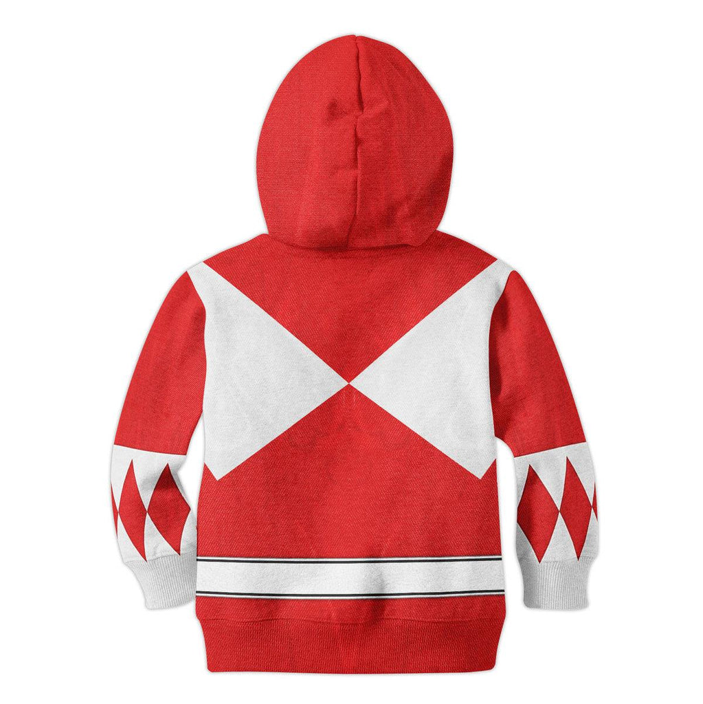  CustomsPig Unisex Kid Tops Red Ranger Mighty Morphin Kid 3D Apparel -  CustomsPig.com