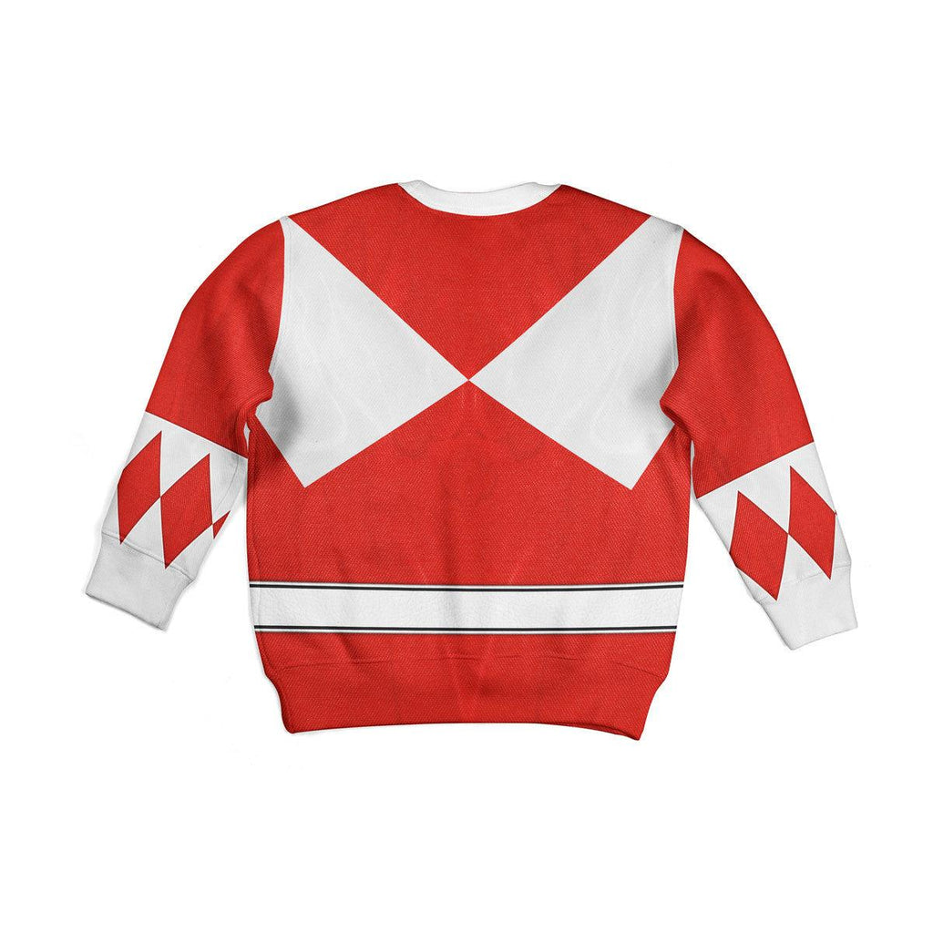  CustomsPig Unisex Kid Tops Red Ranger Mighty Morphin Kid 3D Apparel -  CustomsPig.com