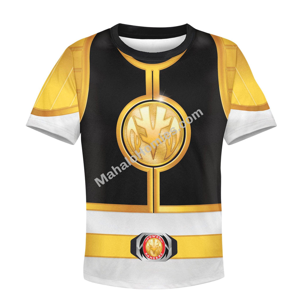  CustomsPig Unisex Kid Tops White Power Ranger 3D Apparel -  CustomsPig.com