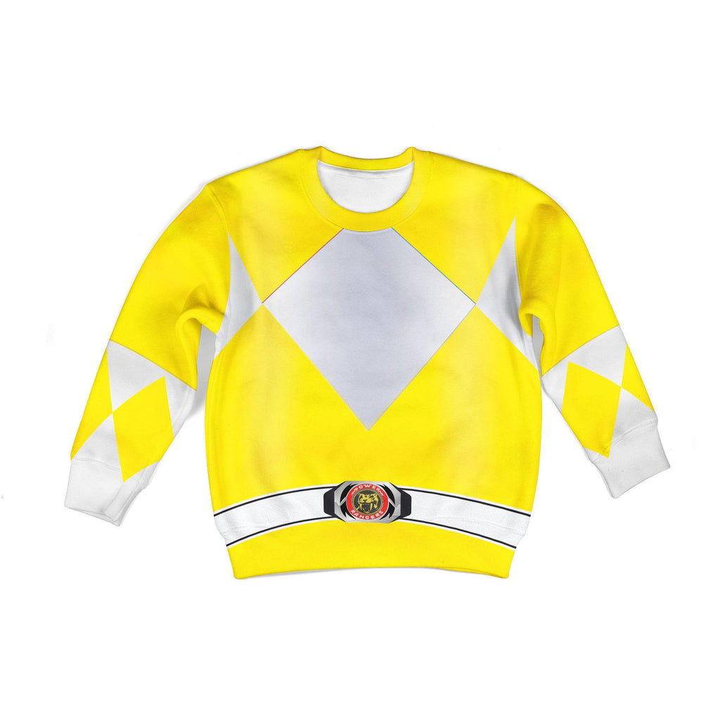  CustomsPig Unisex Kid Tops Yellow Power Ranger 3D Apparel -  CustomsPig.com