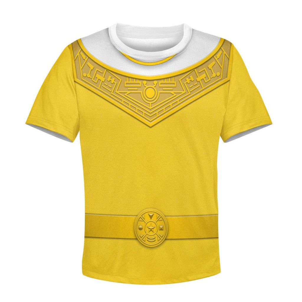  CustomsPig Unisex Kid Tops Yellow Power Rangers Zeo Kid 3D Apparel -  CustomsPig.com