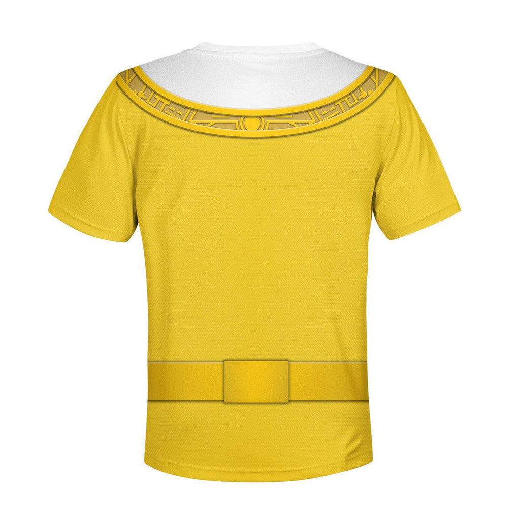  CustomsPig Unisex Kid Tops Yellow Power Rangers Zeo Kid 3D Apparel -  CustomsPig.com