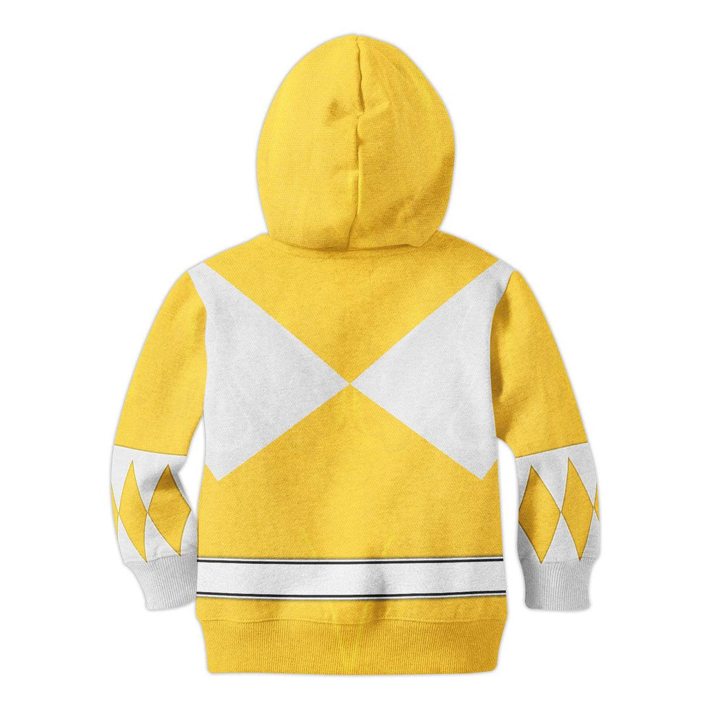  CustomsPig Unisex Kid Tops Yellow Ranger Mighty Morphin Kid 3D Apparel -  CustomsPig.com