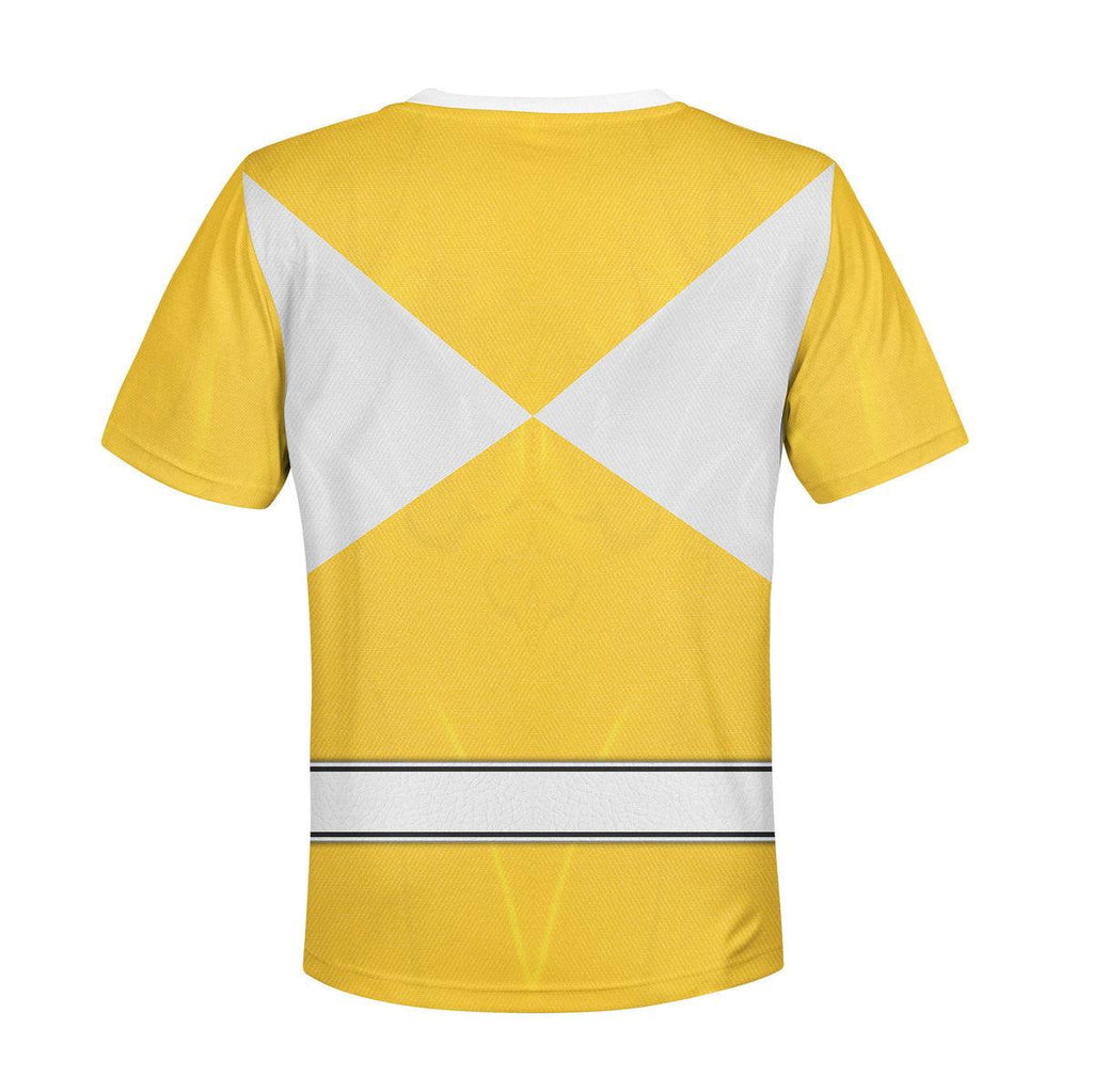  CustomsPig Unisex Kid Tops Yellow Ranger Mighty Morphin Kid 3D Apparel -  CustomsPig.com