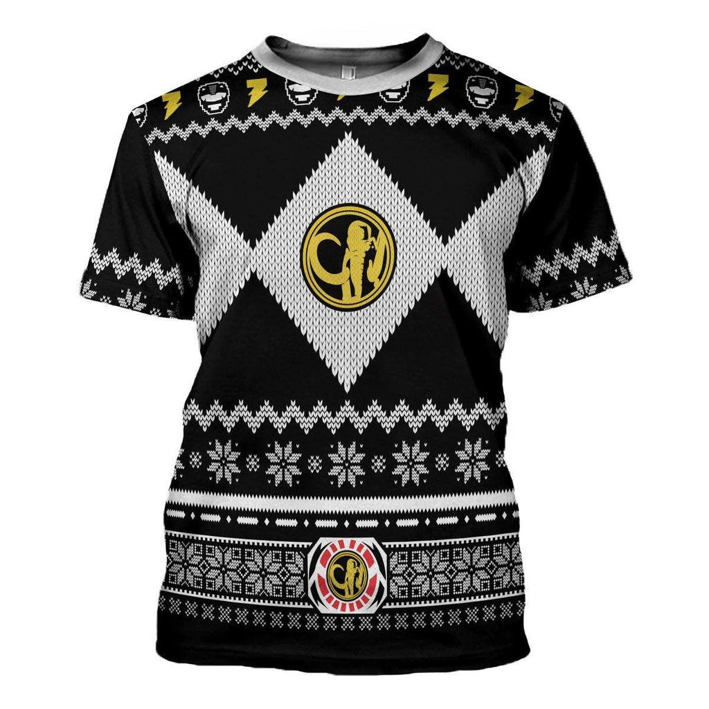  CustomsPig Unisex Tops Pullover Sweatshirt Black Power Ranger 3D Costumes -  CustomsPig.com