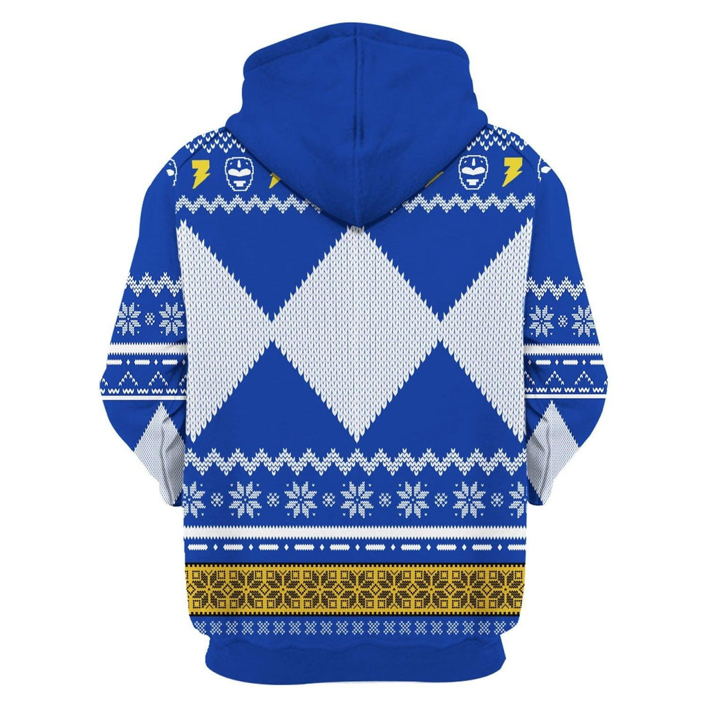  CustomsPig Unisex Tops Pullover Sweatshirt Blue Power Ranger 3D Costumes -  CustomsPig.com