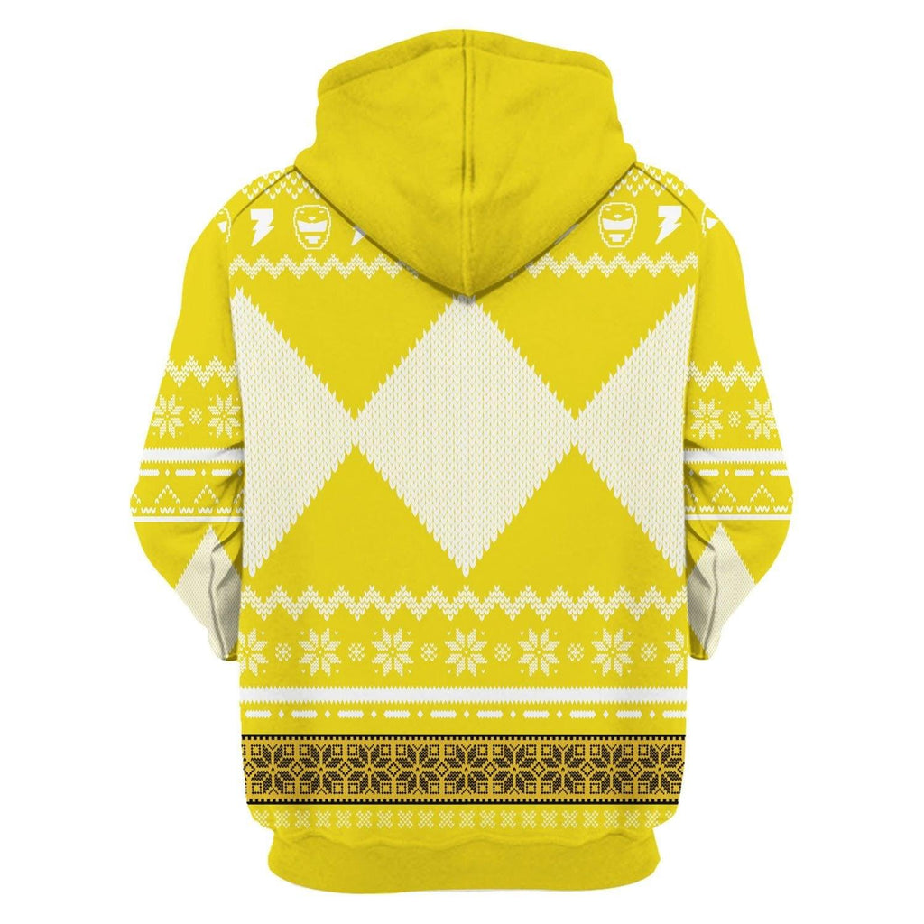  CustomsPig Unisex Tops Pullover Sweatshirt Yellow Power Ranger 3D Costumes -  CustomsPig.com